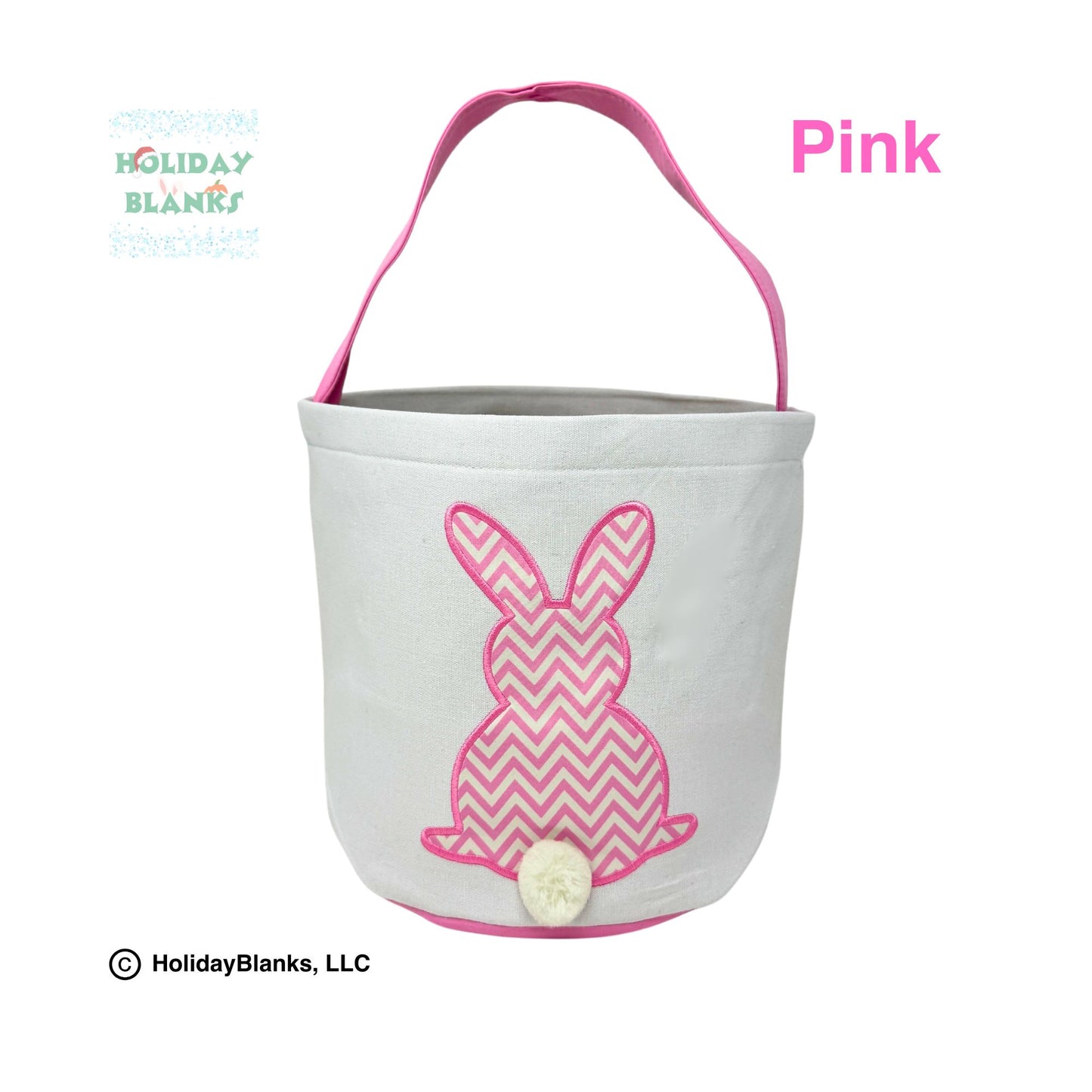 Chevron bunny easter basket blanks