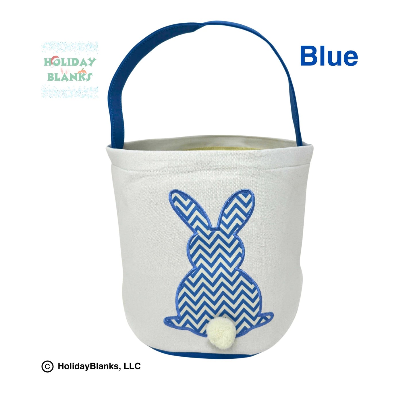 Chevron bunny easter basket blanks