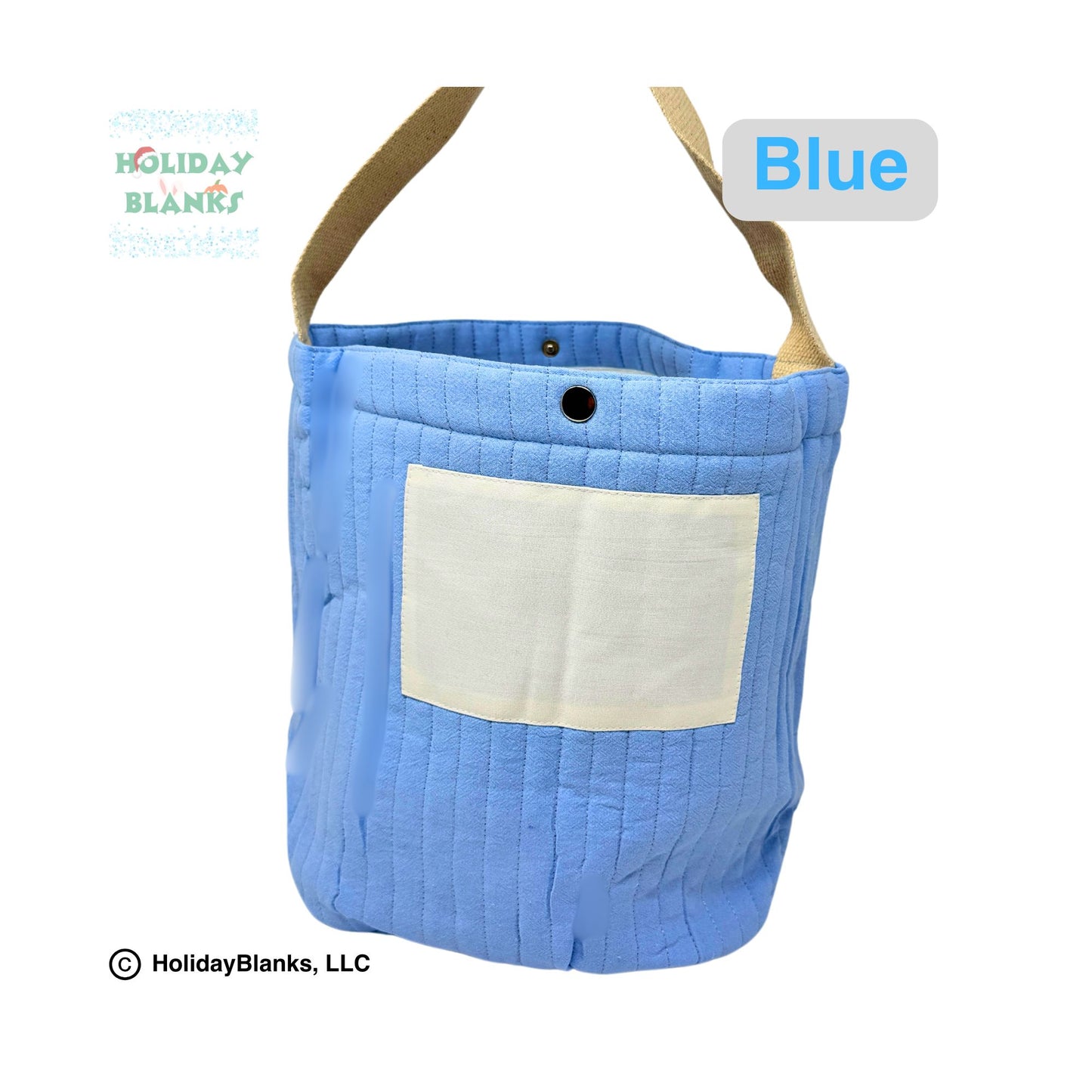 Snap purse Easter Basket or Book Bag embroidery blank