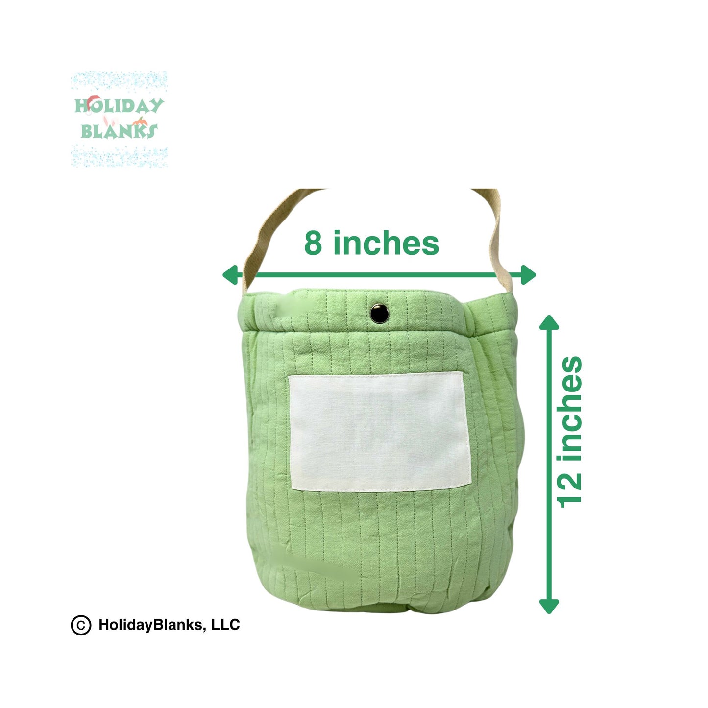 Snap purse Easter Basket or Book Bag embroidery blank