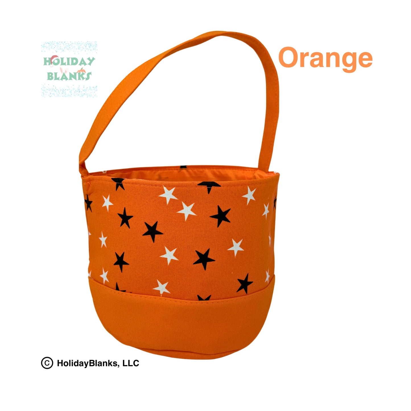 Halloween Stars design basket embroidery blanks