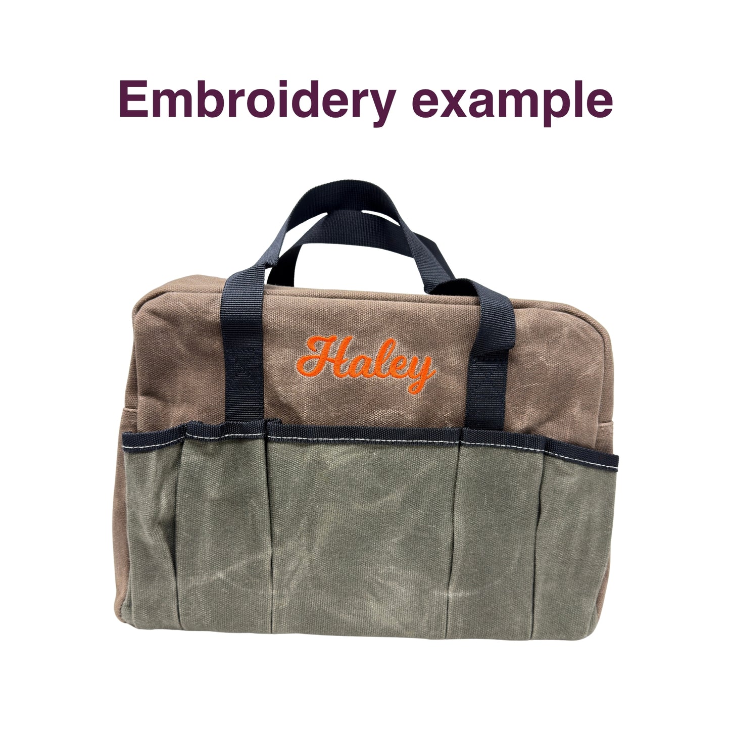Waxed Canvas Tool Bag