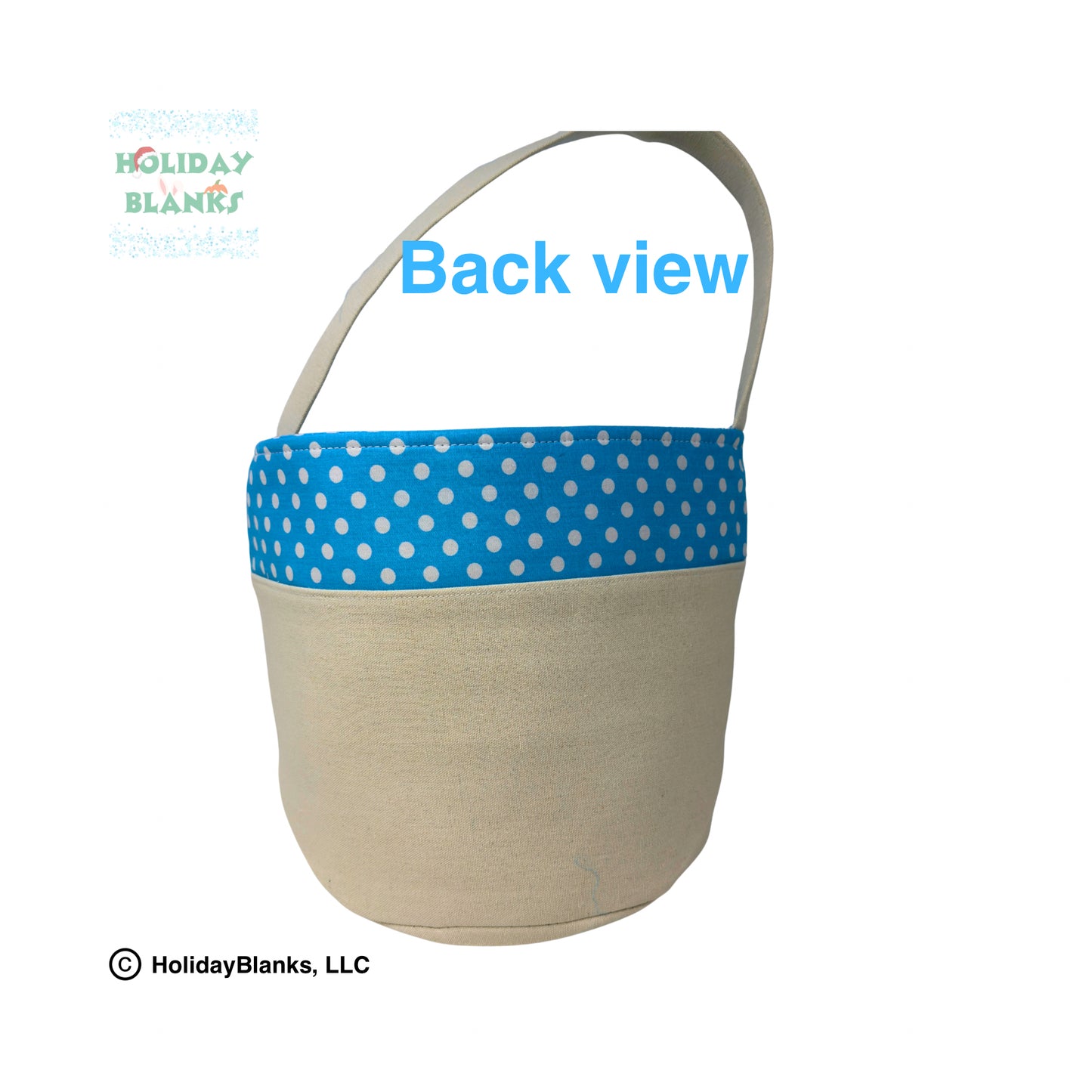 Easter Bunny and Carrot Applique Basket Embroidery Blank