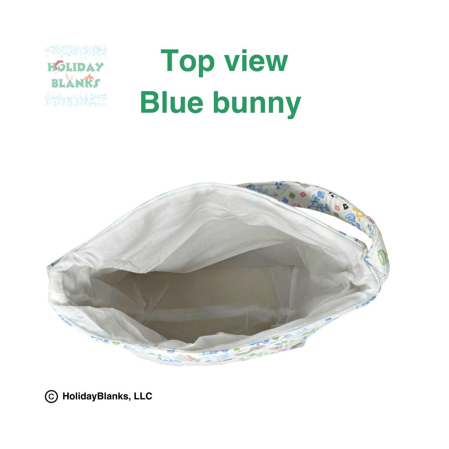 Quilted Easter baskets with Easter inspired patterns