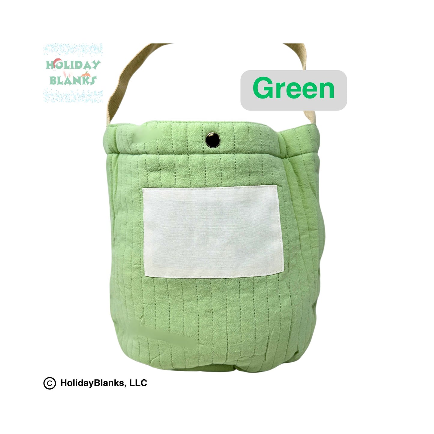 Snap purse Easter Basket or Book Bag embroidery blank