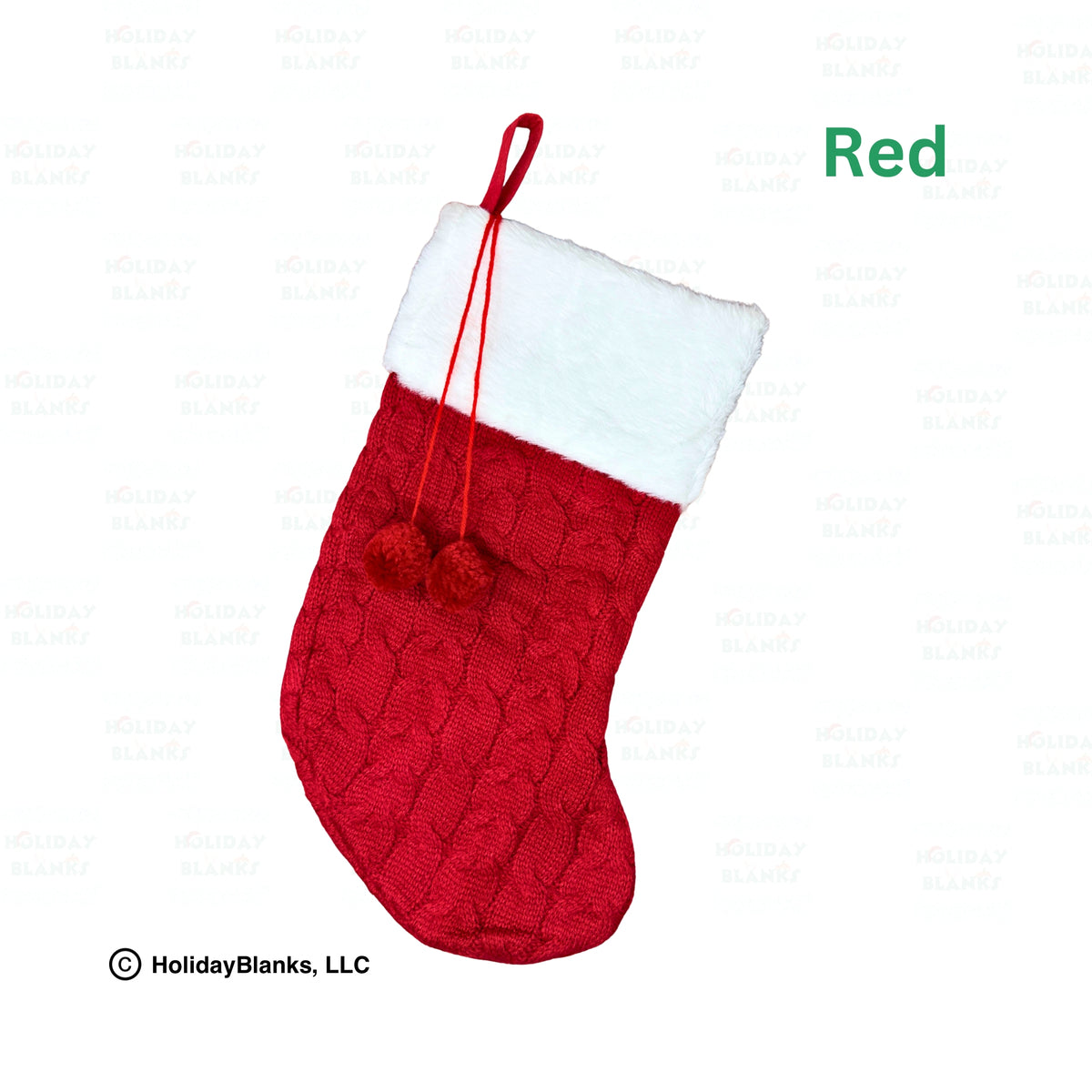 Knit Pom stocking blanks