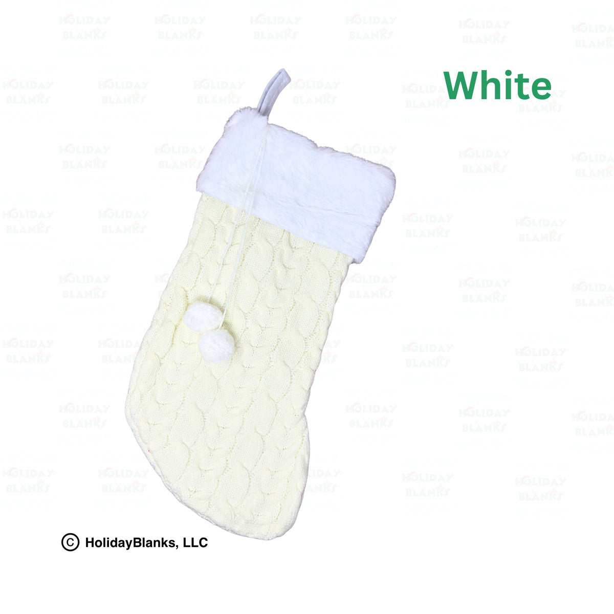 Knit Pom stocking blanks