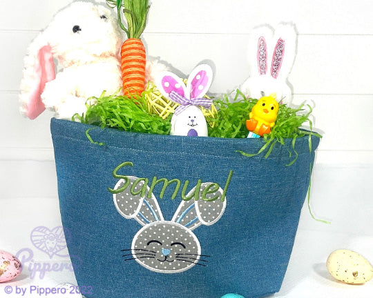 Bunny applique blank