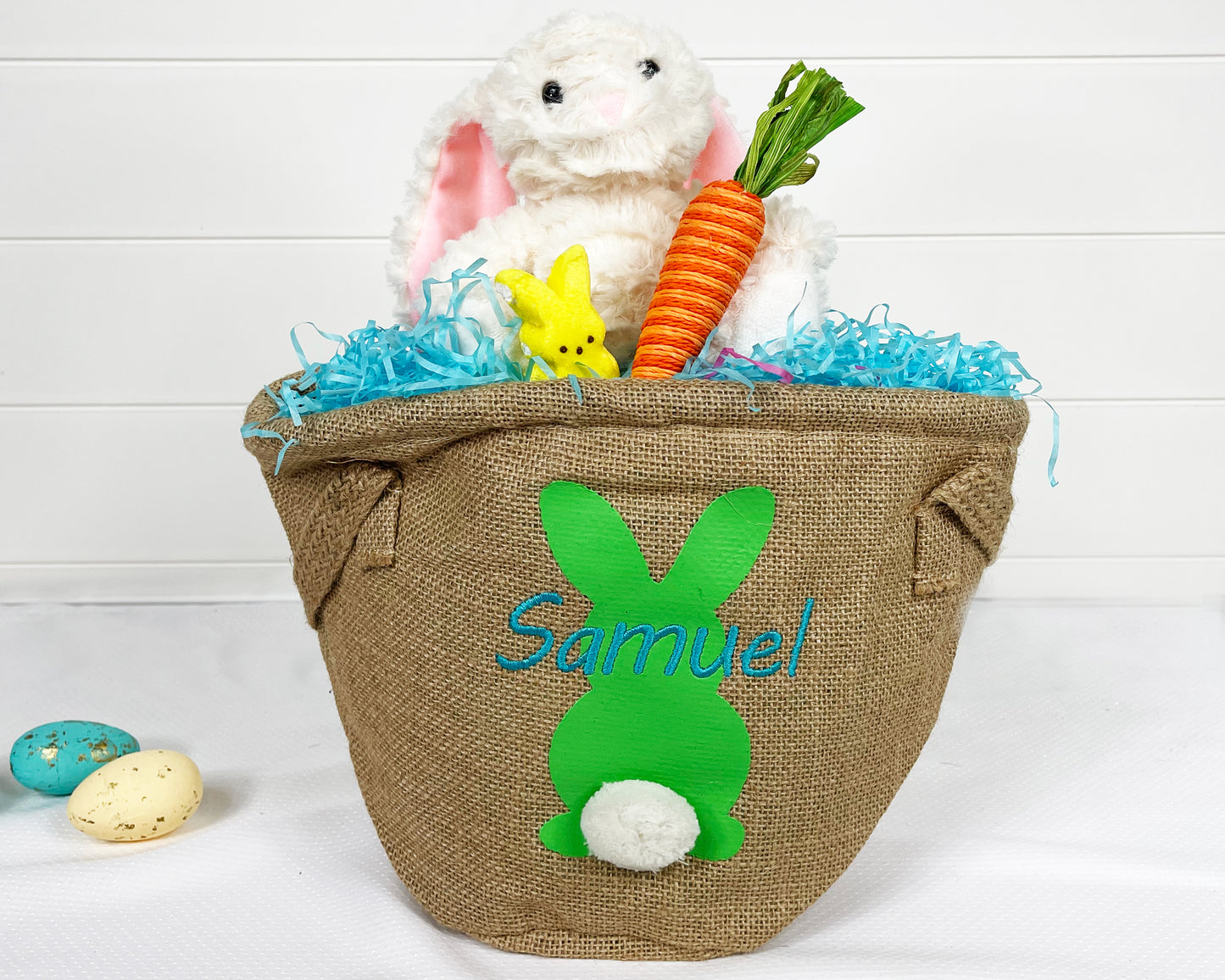 Burlap Easter basket blanks