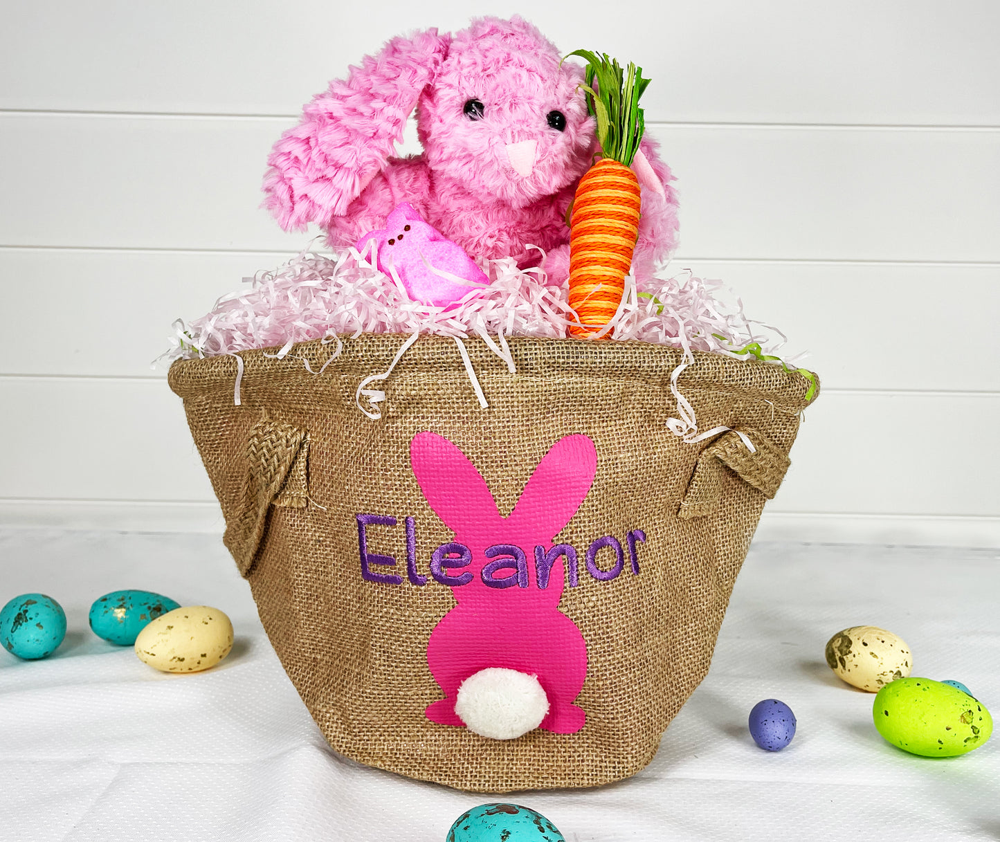 Burlap Easter basket blanks