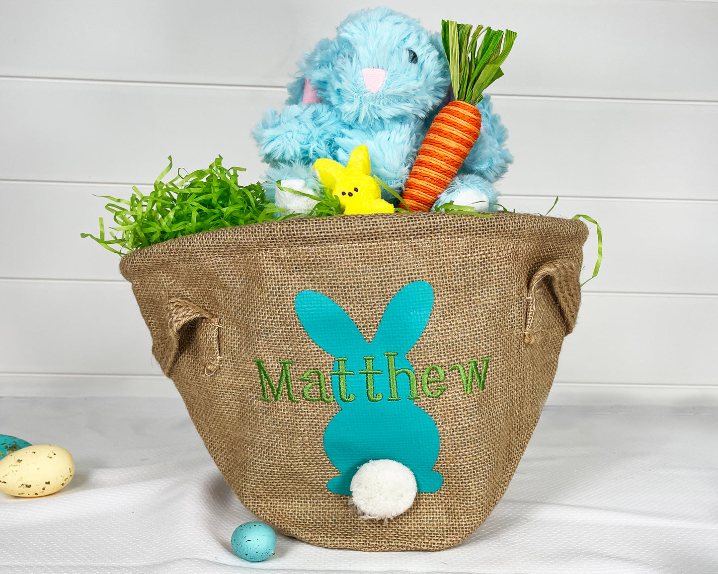 Burlap Easter basket blanks