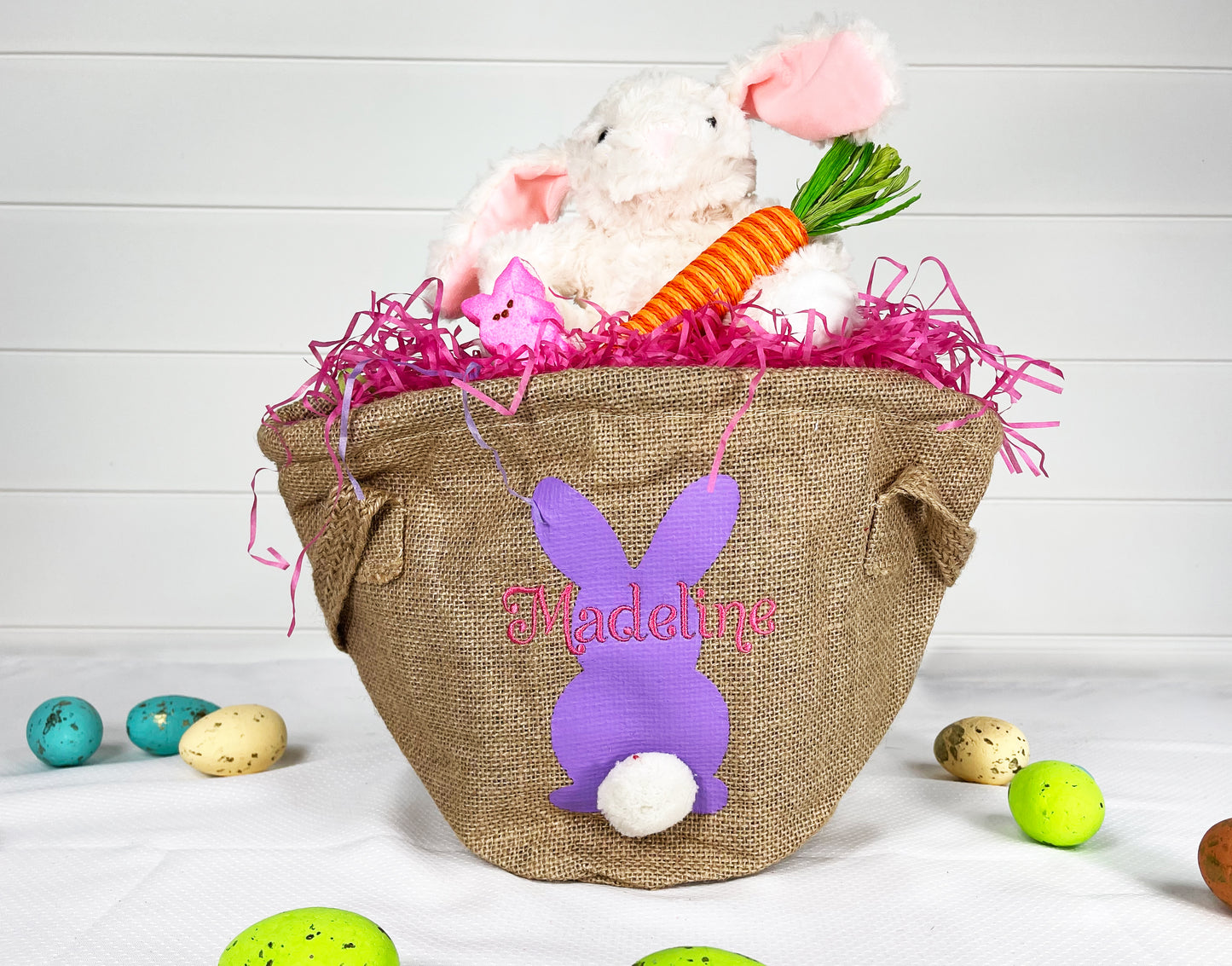 Burlap Easter basket blanks